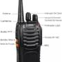 Imagem de Baofeng Kit 4 Radio Walk Talk Comunicador 16 Ch 12km 777s Bandas De Freqüência Vhf/uhf Cor Preto - Envio Rápido