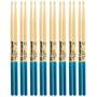 Imagem de Baqueta Liverpool Blue Water Series 8 Pares Ponta de Madeira
