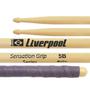 Imagem de Baqueta Liverpool Sensation Grip 10 Pares Ponta de Madeira