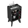 Imagem de Bar Adega Drink com Nichos Preto - Artely