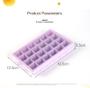 Imagem de Bar Summer Silicone 24 Grid Ice Tray Mold Roxo