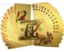 Imagem de Baralho Dourado Sofisticado Ouro jogos de mesa poker