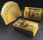 Imagem de Baralho Gold Ouro 24k Folheado Poker Truco Cartas Jogo