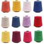 Imagem de Barbante Colorido Número 6 Para Croche Artesanato 1kg
