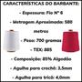 Imagem de Barbante Eco Brasil Fio n 6 Novelo de 700 Gramas com 580 metros de 885 TEX Soberano para Crochê e Artesanato