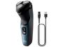Barbeador Elétrico Philips 3000 Series Shaver Seco e Molhado 1 Velocidade Imagem de Barbeador Elétrico Philips 3000 Series Shaver Seco e Molhado 1 Velocidade