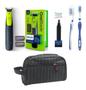 Imagem de Barbeador Eletrico Philips One Blade Oneblade Qp2510/10 com Aparador De Pelos Nariz E Necessaire