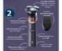 Barbeador Elétrico Philips Shaver 5000X SkinGlide Seco Molhado Shaver 5000X a Prova D'Agua X5012 Imagem de Barbeador Elétrico Philips Shaver 5000X SkinGlide Seco Molhado Shaver 5000X a Prova D'Agua X5012