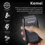 Imagem de Barbeador Kemei Km-1102 Preto 110V/240V: Desempenho