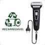 Barbeador Shaver 3 Em 1 Aparelho De Barbear Depilador Elétrico Recarregável - Kemei Imagem de Barbeador Shaver 3 Em 1 Aparelho De Barbear Depilador Elétrico Recarregável