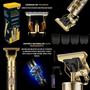 Imagem de Barbeador Turbo Ultrabarber Maxshaver Gold Bivolt + Nariz