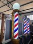 Imagem de Barber Pole 110cm com globo dourado
