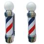 Imagem de Barber Pole Giratório 60Cm Bivolt+Barber Mini 30Cm Oferta.