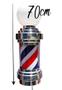 Imagem de Barber Pole Giratório 70Cm Tamanho Big Voltagem Bivolt.