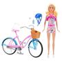 Imagem de Barbie Boneca Passeio De Bicicleta HBY28 2022 Mattel