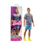 Imagem de Barbie Boneco Ken Fashionista Moreno com Coque - Mattel