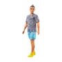 Imagem de Barbie Boneco Ken Fashionista Moreno com Coque - Mattel