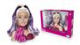 Imagem de Barbie busto styling faces com maquiagem e acessórios mattel