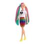 Imagem de Barbie Cabelo Arco Iris Muda De Cor Leopardo - Mattel