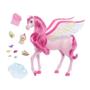 Imagem de Barbie Cavalo Alado Pegasus Rosa Com 10 Acessórios Luz e Som - Asas Articuladas - Barbie Um Toque de Magia - Mattel