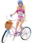 Imagem de Barbie Ciclista Na Bicileta - Mattel Hby28