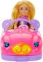 Imagem de Barbie Conjunto 1 Boneca Chelsea e Carro Mattel HXN05