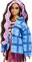 Imagem de Barbie Extra 13 com vestido e acessórios, pet corgi, cabelo longo e articulações flexíveis