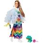 Imagem de Barbie extra com casaco azul  c/ acessórios grn27