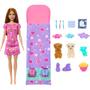 Imagem de Barbie Family Festa Do Pijama Com Cachorrinho HXN01 Mattel