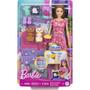 Imagem de Barbie Family Festa do Pijama com Cachorrinho Mattel HXN01