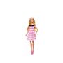 Imagem de Barbie fantasy boneca vestido listrado 65th  hth66 - mattel