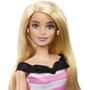 Imagem de Barbie fantasy boneca vestido listrado 65th