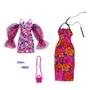 Imagem de Barbie Fashion & Beauty Acessórios Vestidos Rosa - Mattel