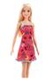 Imagem de Barbie Fashion & Beauty Boneca Vestido Vermelho Borboletas