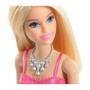 Imagem de Barbie Fashion Glitter Vestido Pink com Fita Amarela - T7580/2 - Mattel