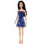 Imagem de Barbie Fashion Vestido Azul Borboletas Mattel T7439