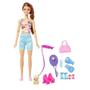 Imagem de Barbie Fashionista Barbie com Cachorrinho e Roupa de Treino Mattel 