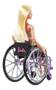 Imagem de Barbie Fashionista Cadeira De Rodas Loira - Mattel Hjt13