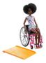 Imagem de Barbie Fashionista Cadeira De Rodas Negra Mattel HJT14