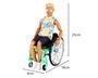 Imagem de Barbie Fashionista-Ken Loiro Articulado Com Cadeira De Rodas