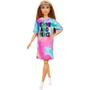 Imagem de Barbie Fashionistas Loira Vestido Tie Dye - Mattel