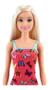 Imagem de Barbie Loira Fashion Vestido Rosa Borboletas - Mattel