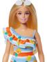 Imagem de Barbie Loira Loves Ocean Vestido Tropical Grb35 Hlp92 Mattel