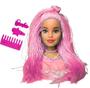 Imagem de Barbie mini busto styling head special hair