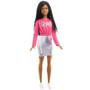 Imagem de Barbie Negra 30cm Brooklyn Saia Metálica Hgt14 - Mattel