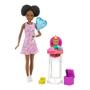 Imagem de Barbie Negra Boneca Mattel Babá Skipper + Bebê + Acessórios