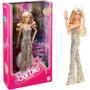 Imagem de Barbie o Filme Colecionável Land Vestido Dourado HPJ99 - Mattel