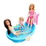 Imagem de Barbie Piscina Com Boneca Maiô Verde Mattel Hrj75