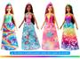 Imagem de Barbie Princesa Vestido Arcoíris 32cm - Mattel