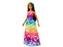 Imagem de Barbie Princesa Vestido Arcoíris 32cm - Mattel